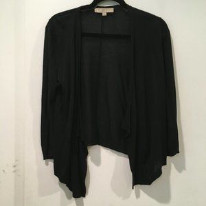 Loft black open cardigan